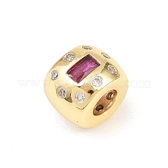 Латунные микро проложить Цирконий Европейский бисером&nbsp;KK-C162-058G