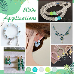 5 цвет прозрачных стеклянных бусин наборы&nbsp;FGLA-PH0001-11B-02