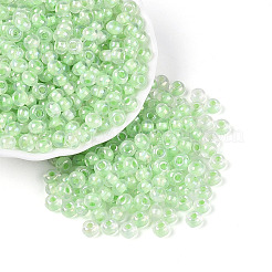 Внутри цветные прозрачные стеклянные бусины&nbsp;SEED-T009-01B