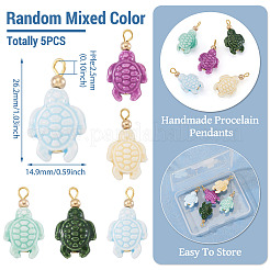 5 шт. подвески из фарфора ручной работы&nbsp;PALLOY-TAC0220