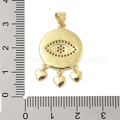 Стойки обшивки латунь микро проложить Циркон подвеску&nbsp;KK-Z074-06G