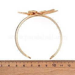 Браслеты-манжеты из сплава и железа для женщин&nbsp;LS-BJEW-F501-01A-KCG