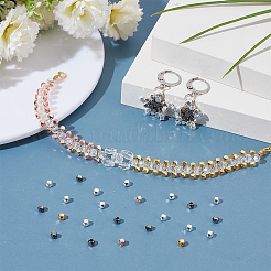 150шт 5 цвета латунные дистанционные бусины&nbsp;KK-AR0004-52