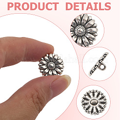 20 шт. пуговицы из сплава с 1 отверстиями&nbsp;BUTT-GF0004-11