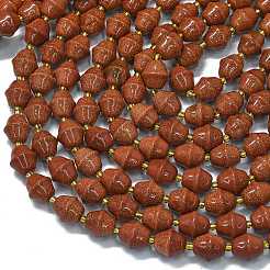 Синтетические голдстоуновские бисер пряди&nbsp;G-K389-D06-01