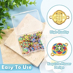 25 шт. 5-цветные подвески-соединители из сплава&nbsp;FIND-YW0011-78