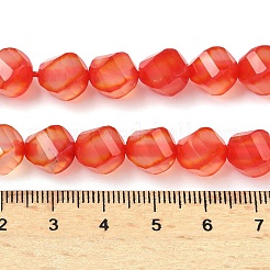 Натуральный красный агат бисер нитей&nbsp;G-C267-B12
