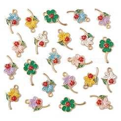 24шт 6 стиля подвески из сплава с эмалью&nbsp;FIND-FS0004-18