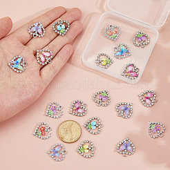 20 шт. 10-х стилевые подвески из сплава стекла&nbsp;DIY-HS0002-04