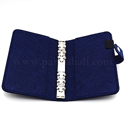 Переплетные кольца с войлочной обложкой альбом для вырезок&nbsp;LS-AJEW-WH0189-04