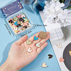 48шт 8 цвета акриловые подвески&nbsp;FIND-SC0005-19