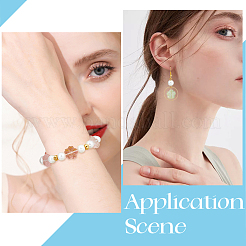 100шт прозрачные нормальные стеклянные бусины&nbsp;GLAA-SP0001-16