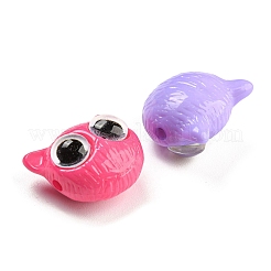 Акриловая бусина со стеклом&nbsp;OACR-H031-01