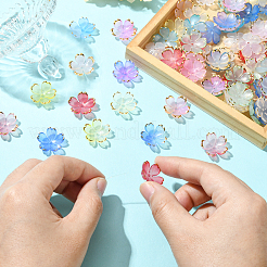 160шт 8 цвета акриловые колпачки для бусин&nbsp;OACR-CJ0001-47