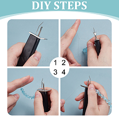 1 шт. пластиковый инструмент для вязки железных бусин&nbsp;TOOL-WR0001-10A