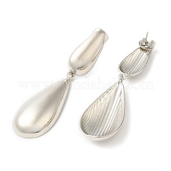 Латунь серьги&nbsp;EJEW-K248-03P