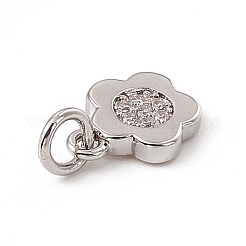 Латунные микро проложить кубического циркония подвески&nbsp;ZIRC-F132-65P