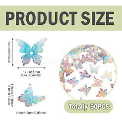 50 шт. стеклянные бусины&nbsp;DGLA-TA0001-43