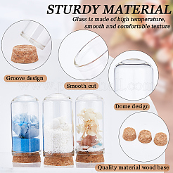 Купол из прозрачного стекла&nbsp;AJEW-CP0005-90C