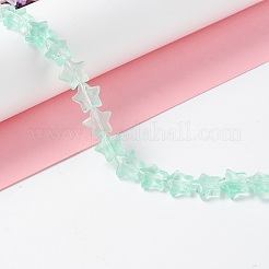 Прозрачный стеклянный бисер нить&nbsp;GLAA-K057-01E