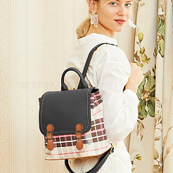 Вырезанная полая 2шт кожаная пряжка-тогл&nbsp;AJEW-CL0001-26B