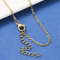 Ионное покрытие (ip) 304 нержавеющая сталь кабель цепь ожерелье&nbsp;STAS-T040-PJ205-45