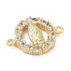 Латунные подвески с прозрачным кубическим цирконием&nbsp;KK-A282-07A-G