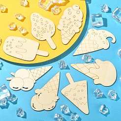 Незавершенные вырезы из дерева для мороженого WOOD-CJC0008