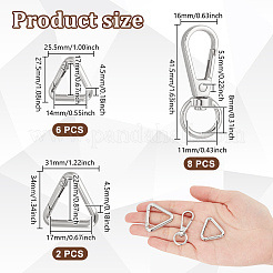 8 шт. поворотные застежки из цинкового сплава FIND-GA0005-37P
