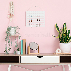 Акриловый настенный держатель для сережек&nbsp;ODIS-WH0086-110B