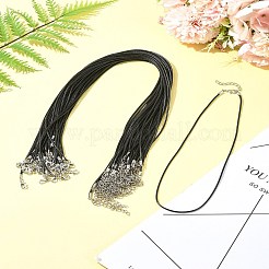 Изготовление ожерелья из черного вощеного шнура 36 шт.&nbsp;NCOR-FS0001-05P