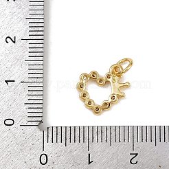 Латунные микро проложить кубического циркония подвески&nbsp;LS-KK-H077-02G-01