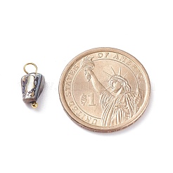 Подвески из натуральных окрашенных ракушек&nbsp;PALLOY-JF01339-04