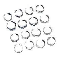 16 шт. 16 варианта колец на палец ноги из сплава в форме сердца и звезды&nbsp;FS-WG5F0D5-01