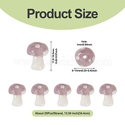 1 нить бусины лэмпворк ручной работы&nbsp;LAMP-TA0001-84I