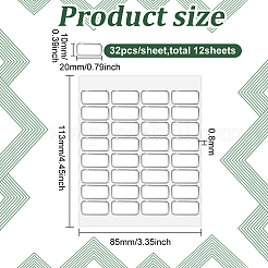 32 шт прозрачные акриловые двухсторонние клейкие наклейки&nbsp;LS-FIND-WH0290-41B