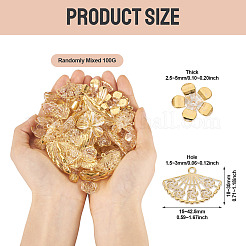 100 г прозрачных акриловых бусин&nbsp;TACR-TA0001-56