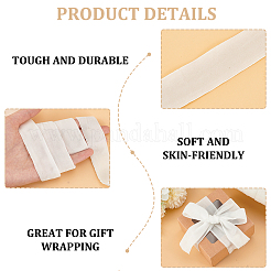 80 ярд односторонней плоской бархатной ленты&nbsp;OCOR-WH0078-79B