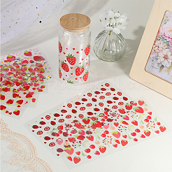 8 шт. 8 стиля ПВХ пластиковые водонепроницаемые декоративные наклейки этикетки&nbsp;DIY-SP0004-93E