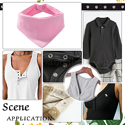 5 ярд ленты с кнопками из нержавеющей стали 201&nbsp;OCOR-WH0078-190B-01P