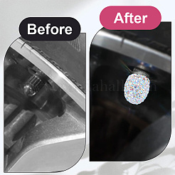 16 шт. колпачки для вентилей шин из полимерной глины и страз&nbsp;FIND-NB0006-71B