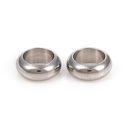 Не тускнеющие разделительные бусины из нержавеющей стали 201&nbsp;STAS-L238-16B-P