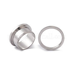 Не тускнеющие беруши из нержавеющей стали 304 калибры&nbsp;LS-EJEW-G317-01M-P