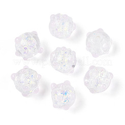 Нити из фольгированных бусин лэмпворк ручной работы&nbsp;FOIL-T008-02H