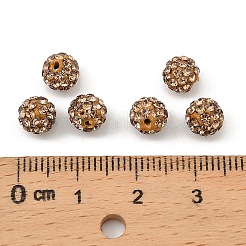 Бусины со стразами&nbsp;LS-RB-H284-6MM-Half-246