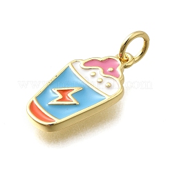 Латунь эмаль подвески&nbsp;KK-P295-03G