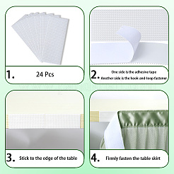 Юбка для стола из полиэстера&nbsp;AJEW-WH20022-20I