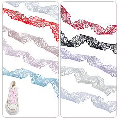 10 пара шнурков из полиэстера двух цветов&nbsp;DIY-ME0001-51