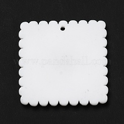 Непрозрачные акриловые подвески&nbsp;SACR-P014-12A