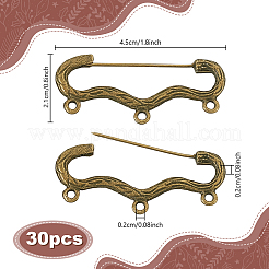 30шт брошь из сплава&nbsp;FIND-PH0027-21AB